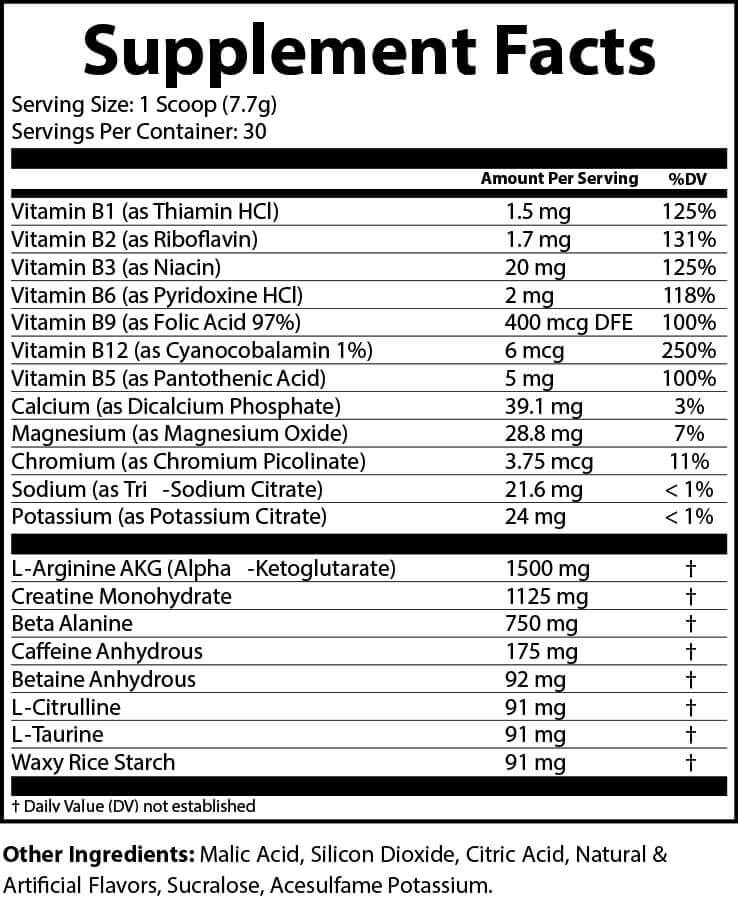 Nitro-Bump Pre-Workout (Watermelon)
