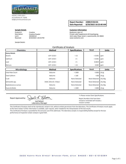 Creatine 5-G Powder
